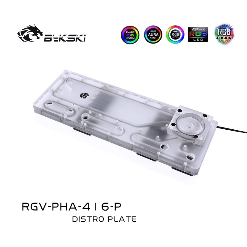 Bykski RGV PHA 416 P доски для водных путей PHANTEKS чехол Intel CPU Water Block & Single GPU