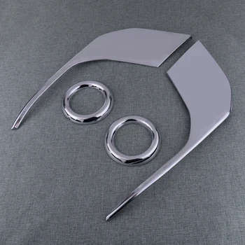 

DWCX Chrome ABS Car Front Fog Light Eyelid Eyebrow Cover Trim Decoration fit for Mitsubishi ASX Outlander Sport 2016 2017 2018