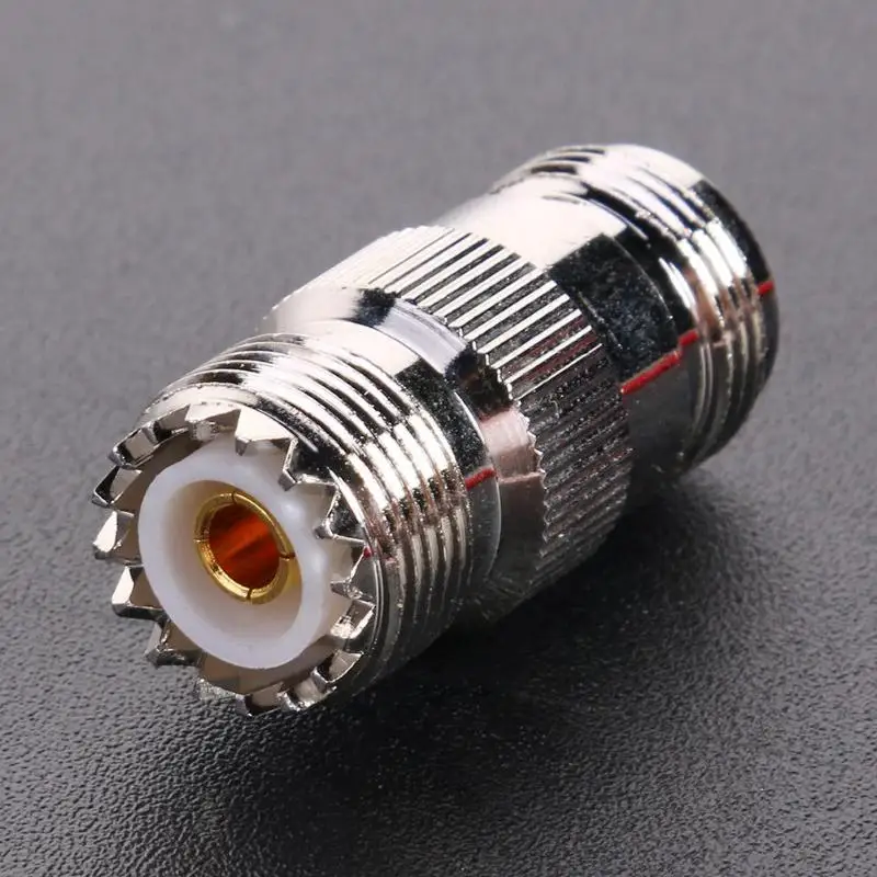 N Female L16 to SL16 UHF PL259 Female RF Coaxial Coax Connector Adapter