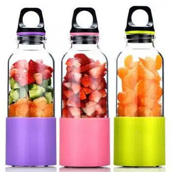 

Juicer Cup 500ML Electric Juicer Cup Portable Vegetables Fruit Juice Maker Automatic Tool USB Rechargeable Blender