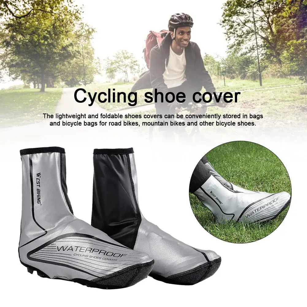 

Bike Cycling Shoes Covers Overshoes Waterproof Warm Windproof Neoprene Rain Snow Boot Protector Feet Gaiters