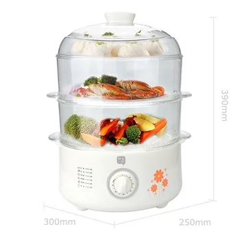 

10L Large Capacity Electric Steamer Multi-function Household Three-layer Food Steamer 220V