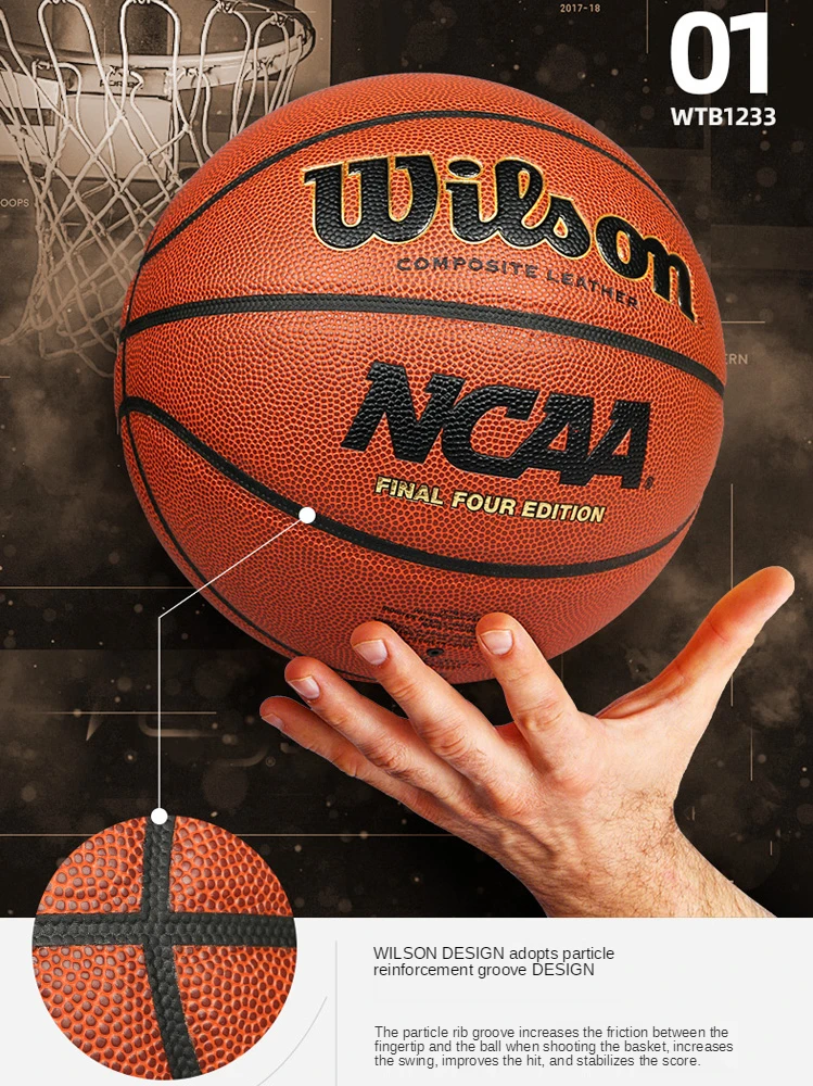 Bola Basquete Wilson NCAA Couro