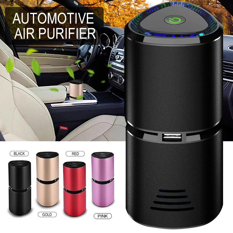 

Auto Air Purifier Aroma Diffuser Humidifier Air Purifier Portable Universal Ionic Cleaner USB for Oxygen Bar Anion Home Car
