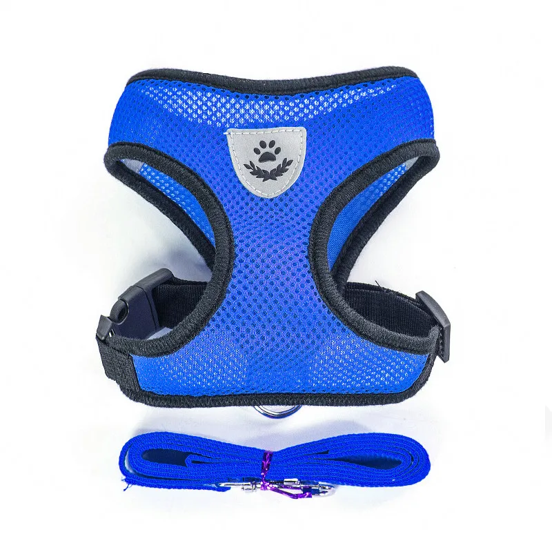 Распродажа 1 шт. прогулочный сетчатый жилет для щенков Поводок мопса Маленький