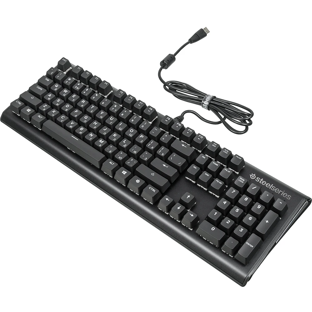 Клавиатура Steelseries Apex M750- RU Layout механическая черный USB for gamer LED