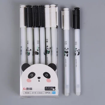 

2/4Pcs/Set Cute Erasable Gel Pen 0.5mm Erasable Pen Refill Rod Blue/Black Ink Washable Handle For School Office Writing Supply