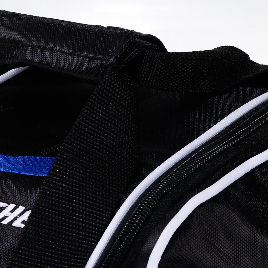 Portable Bowling Ball Storage Case Ball Carrier Bag Single Ball Tote Bag Pocket with Base with Two Side Pockets