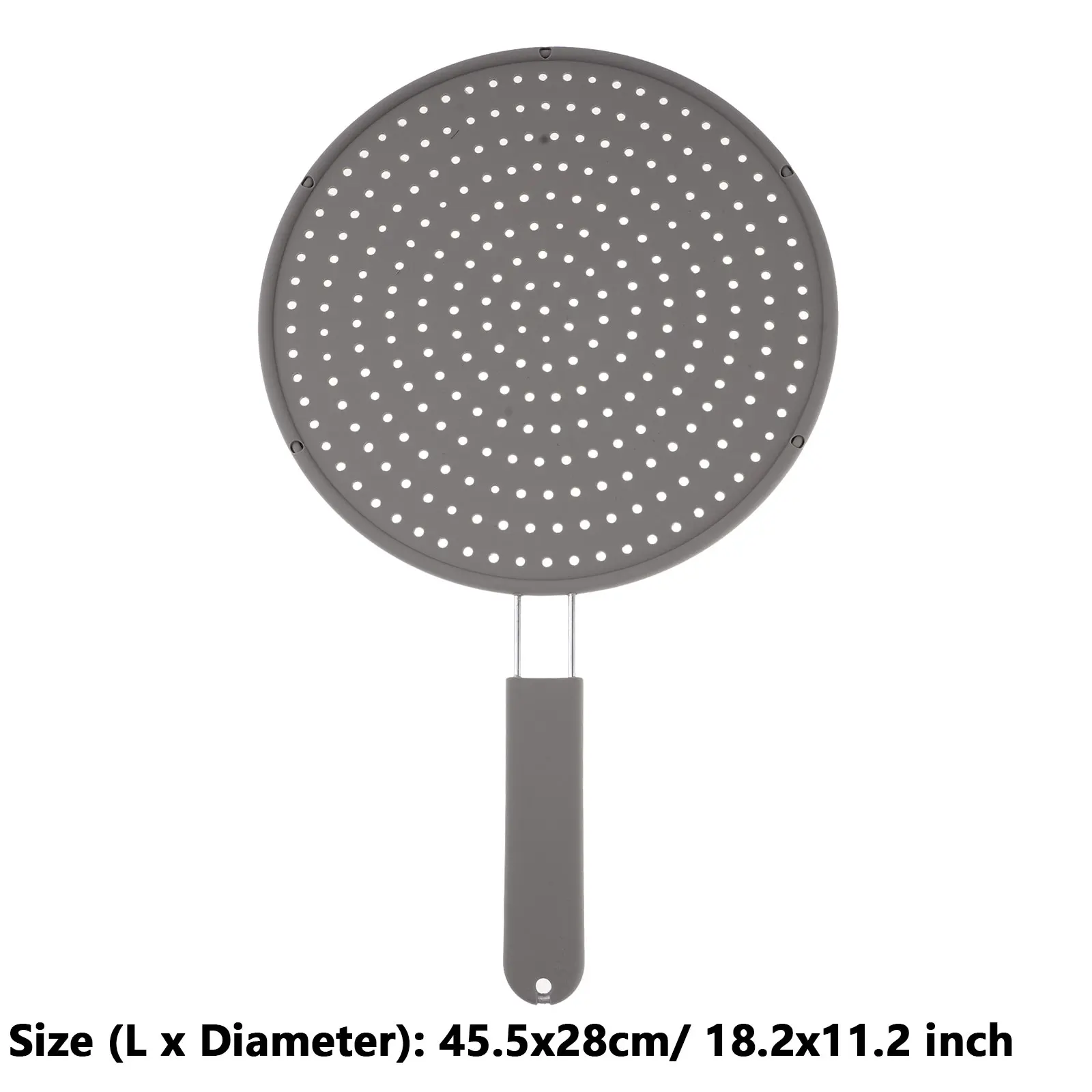 Oil Splatter Guard Kitchen Cooking Protective Plate Handheld Silicone