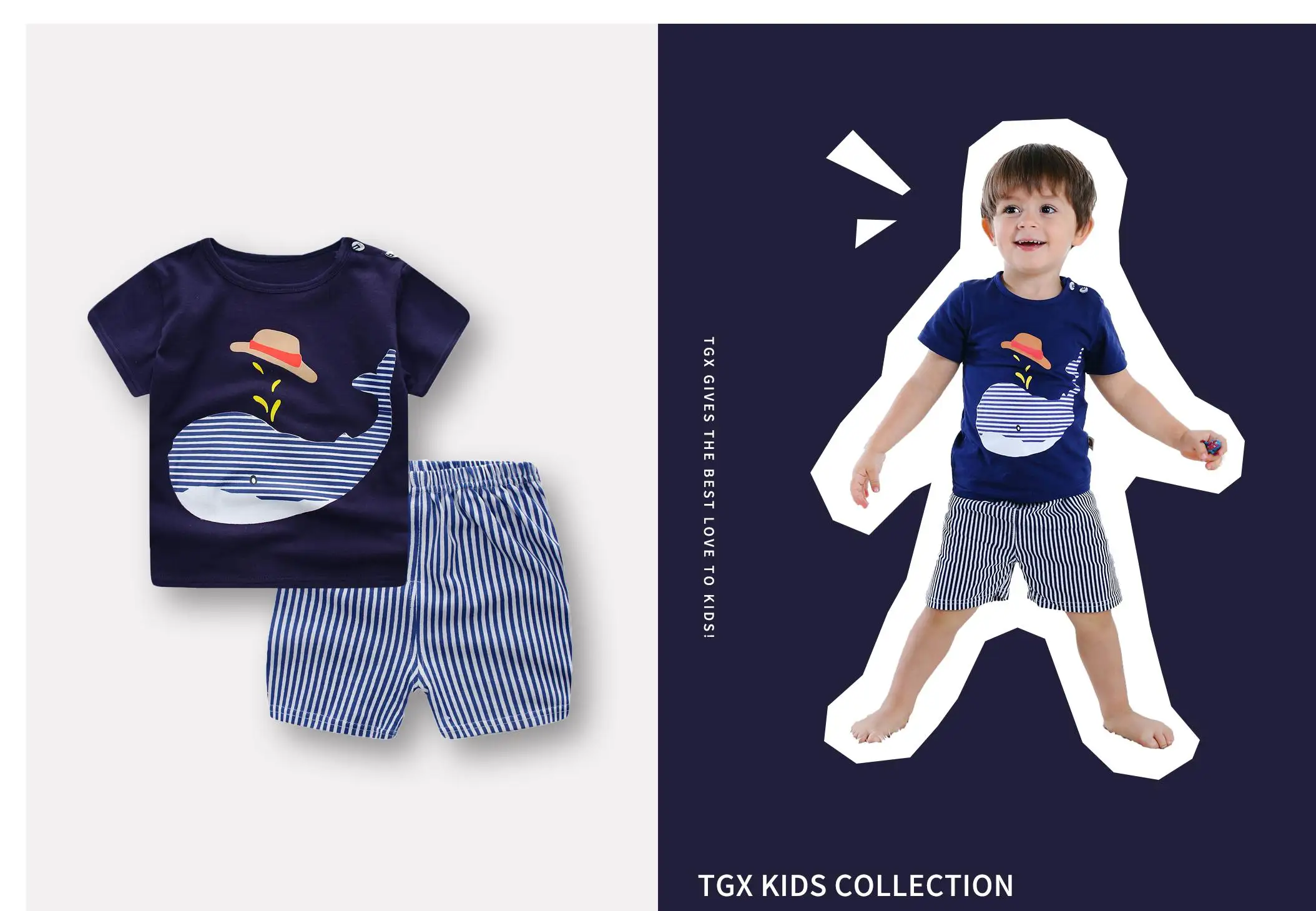 Casual Baby Kids Sport Clothing Plaid Car Clothes Sets For Boys Costumes Cotton Baby Clothes 6M-4 Years old - Цвет: jj