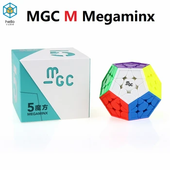 

HelloCube YJ MGC Meganetic Megaminx magic cube stickerless professional Twist puzzle cubo magico educational toys for children