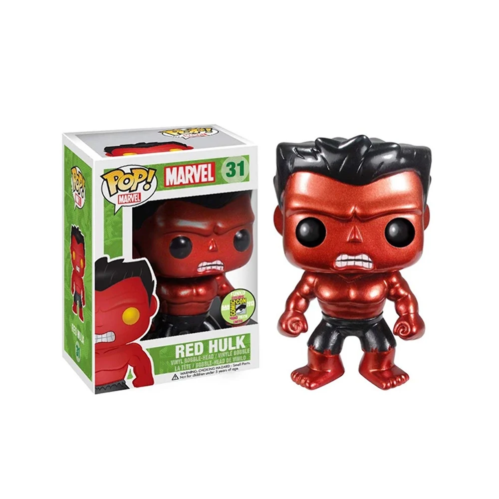 Funko pop! MARVEL REDHULK составная фигура Халка игрушки Коллекция Модель игрушки подарок - Цвет: 31