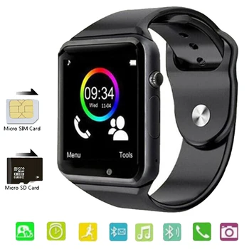 

A1 Bluetooth Smart Watch Sport Support Call Music 2G With SIM TF Camera Smartwatch For Android Phone PK iwo 8 DZ09 GT08 Z60 W8