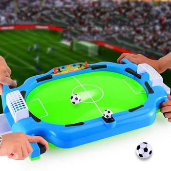 

Mini Table Top Football Board Machine Game Home Match Birthday Gift Toy for Child Soccer Tables Foot Ball with 2 Small Footballs