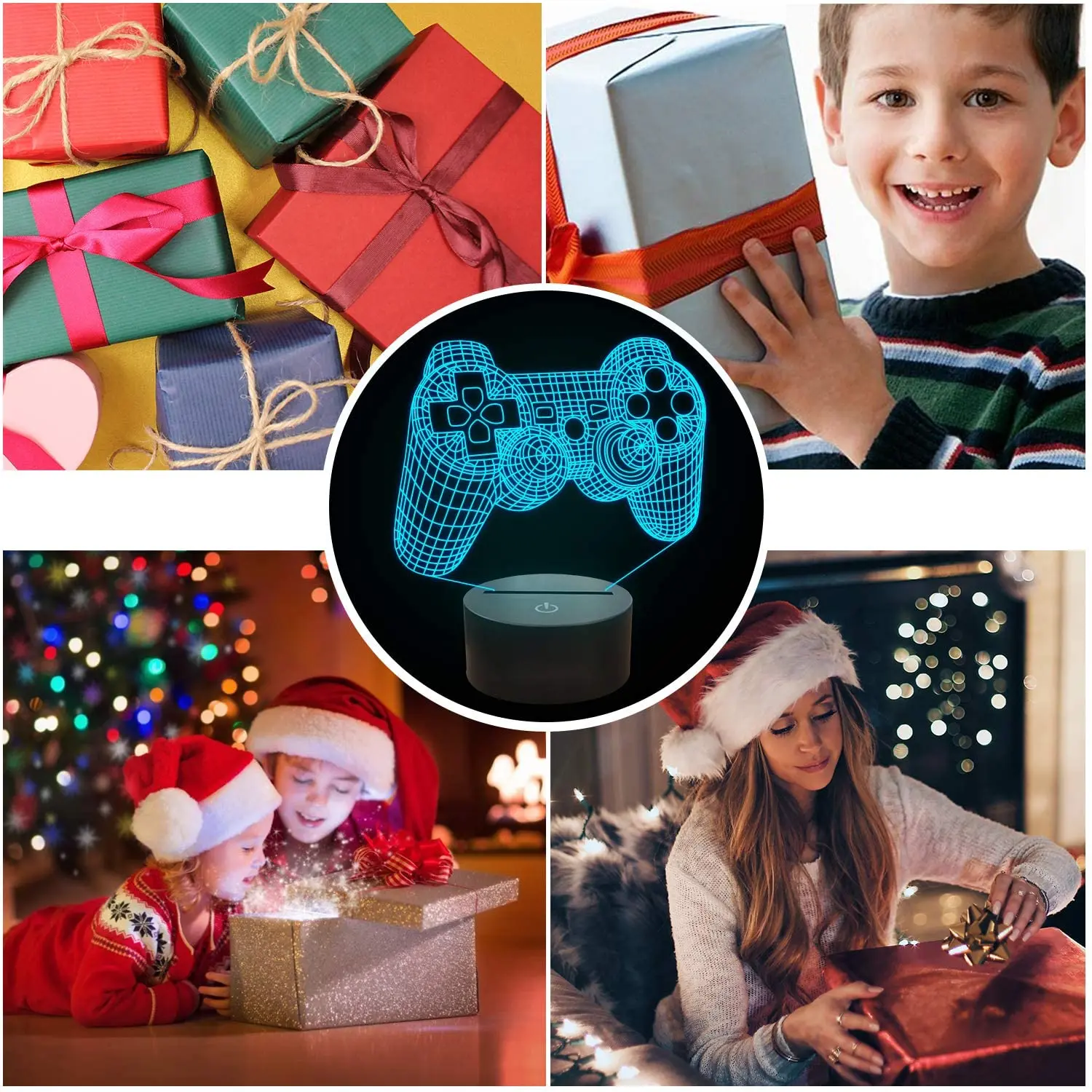 3D Lampe Gaming PS4 LED Gamer Lampe 16 Couleur, Decoration Anniversaire  Cadeau Noël pour Bébé Enfant Ado Femme Homme [Classe é[124] - Cdiscount  Maison