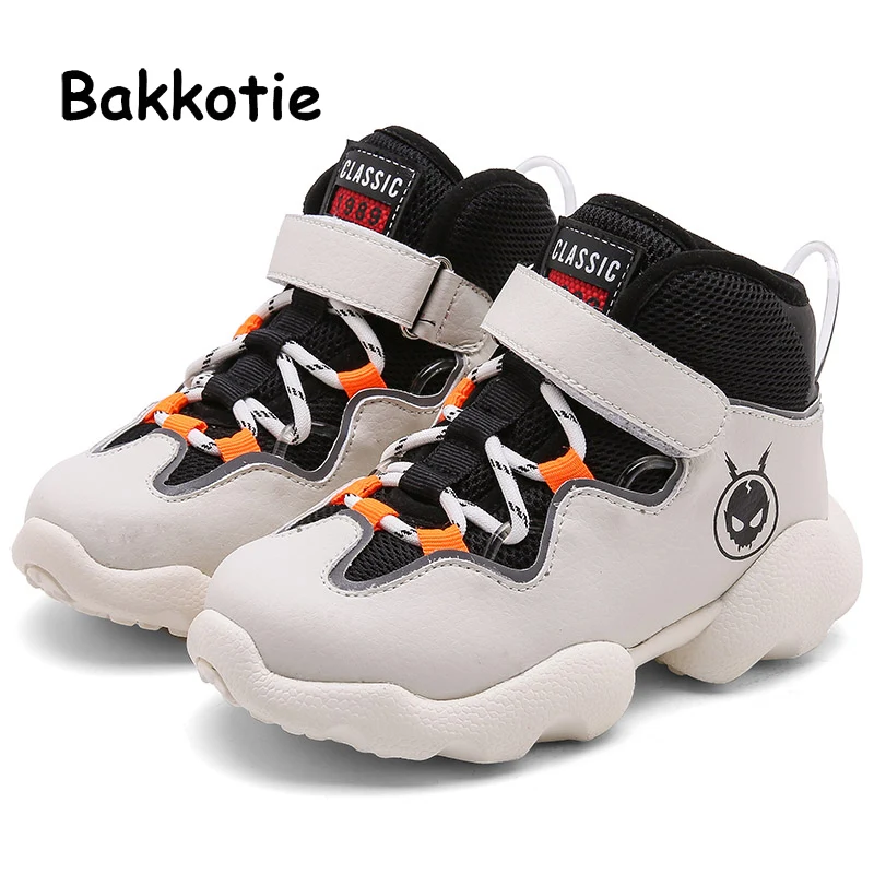 Bakkotie/2019 детские зимние высокие кроссовки для девочек Новинка мягкая теплая