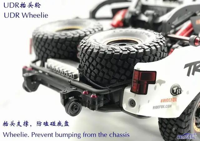 Upgrade your Trasxxas Unlimited Desert Racer TRAXXAS UDR with high-strength full nylon head-up wheels.