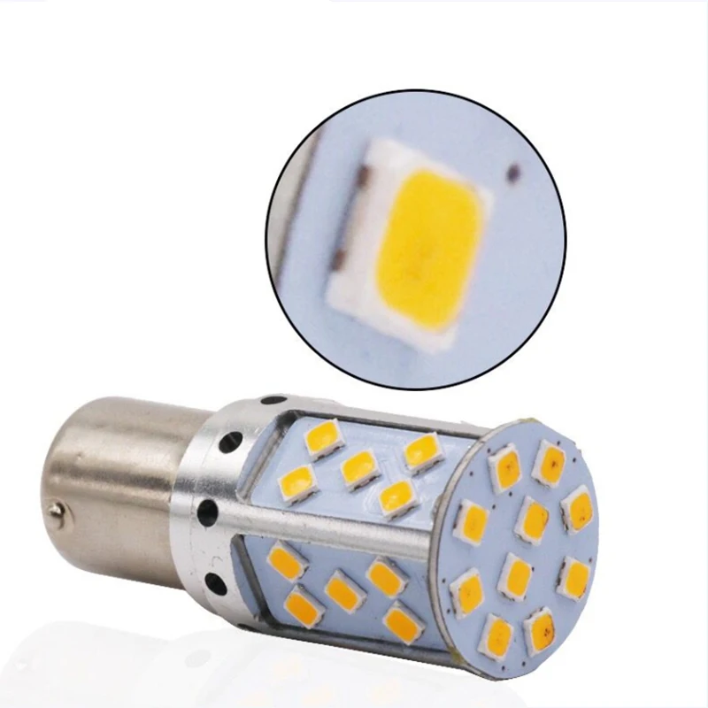 1156 1157 P21W BA15S PY21W BAU15S 7440 7443 3030 35 SMD ошибок светодиодный Canbus автомобиля поворотными лампами, 12-24V DC нет Hyper флэш-памяти