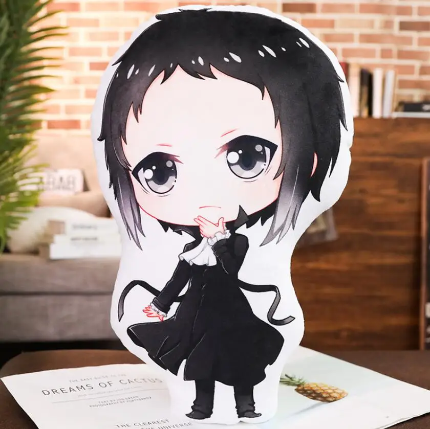 Bungou бродячие собаки дазай Осаму Nakahara Аниме фигурки Мягкие плюшевые игрушки куклы Рождественские подарки косплей дети 25 см
