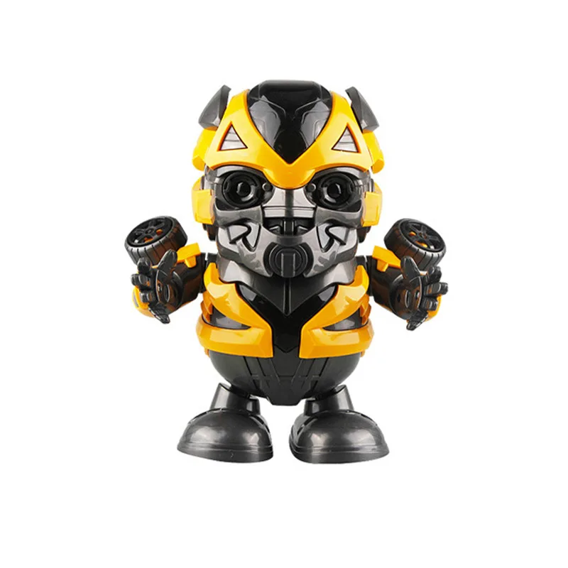 

Shaking Voice Network Red Dancing Iron Man Hornet Spider-Man Robot Sound-And-Light Electric Toys Manufacturers Direct Selling