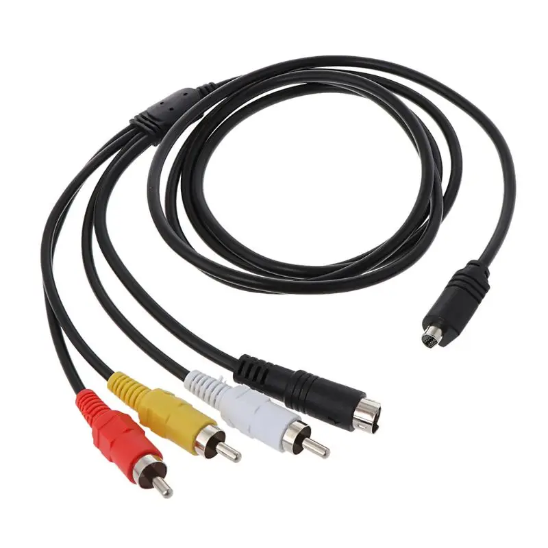 

New VMC-15FS A/V TV Out Audio Video Cable for Sony Camcorder Handycam DCR Series