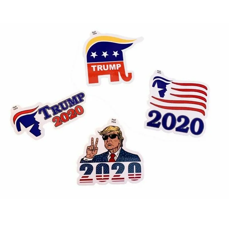 4pcs President Donald Trump USA 2020 Decal Sticker Car Window Laptop Bumper MAGA | Дом и сад