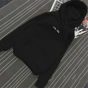 

Ladies Hooded Solid Color Base Sweatshirt Loose Casual New