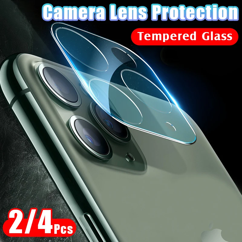 2-4 шт. Защитная стеклянная пленка для камеры для iphone 11 Pro Max 6 6s 7 8 PLus X XR XS Max полное покрытие Защита объектива закаленное стекло