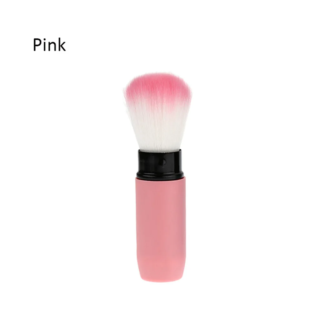 Новая портативная Профессиональная Кисть для макияжа пудра для лица Румяна Кисть для основы Кисть для макияжа косметический инструмент - Handle Color: pink