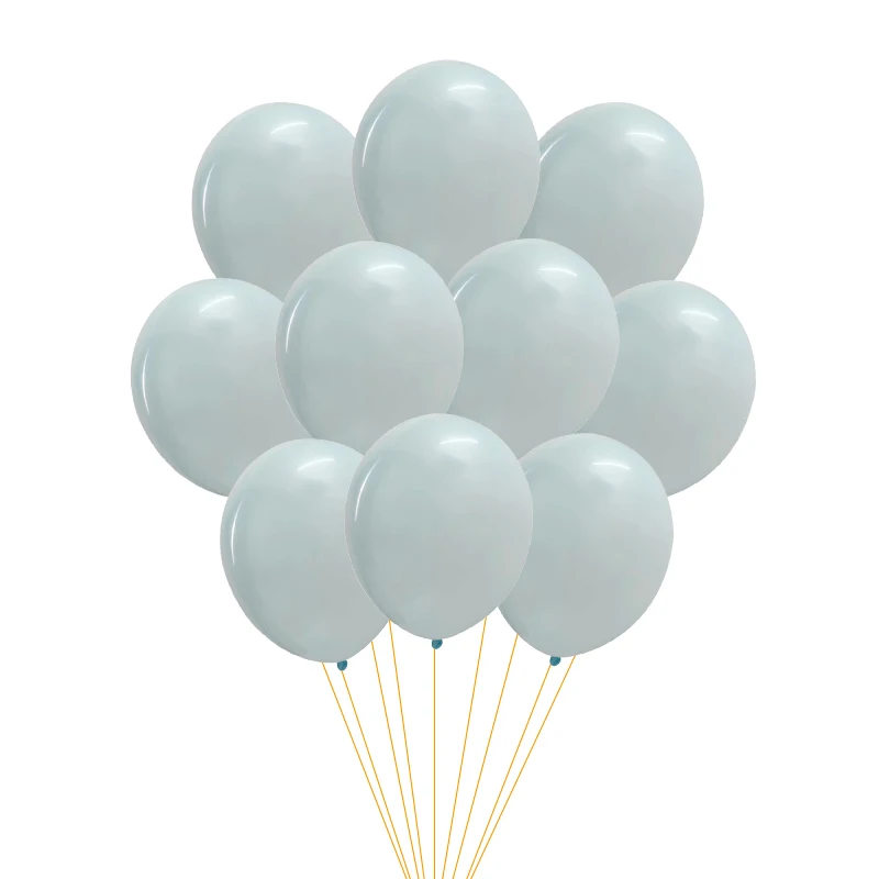 10 шт. 12 ''шары на день рождения пастельные воздушные шары для свадьбы вечеринки украшения Тиффани латексные Макарон балон детские игрушки товары на день рождения - Цвет: light blue
