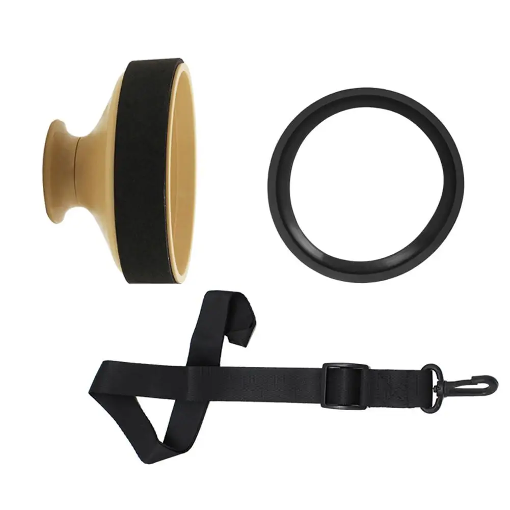 

3pcs Alto Saxophone Silencer Set ABS Mute+Mute Ring+Sax Universal Neckband Woodwind Instrument Accessories