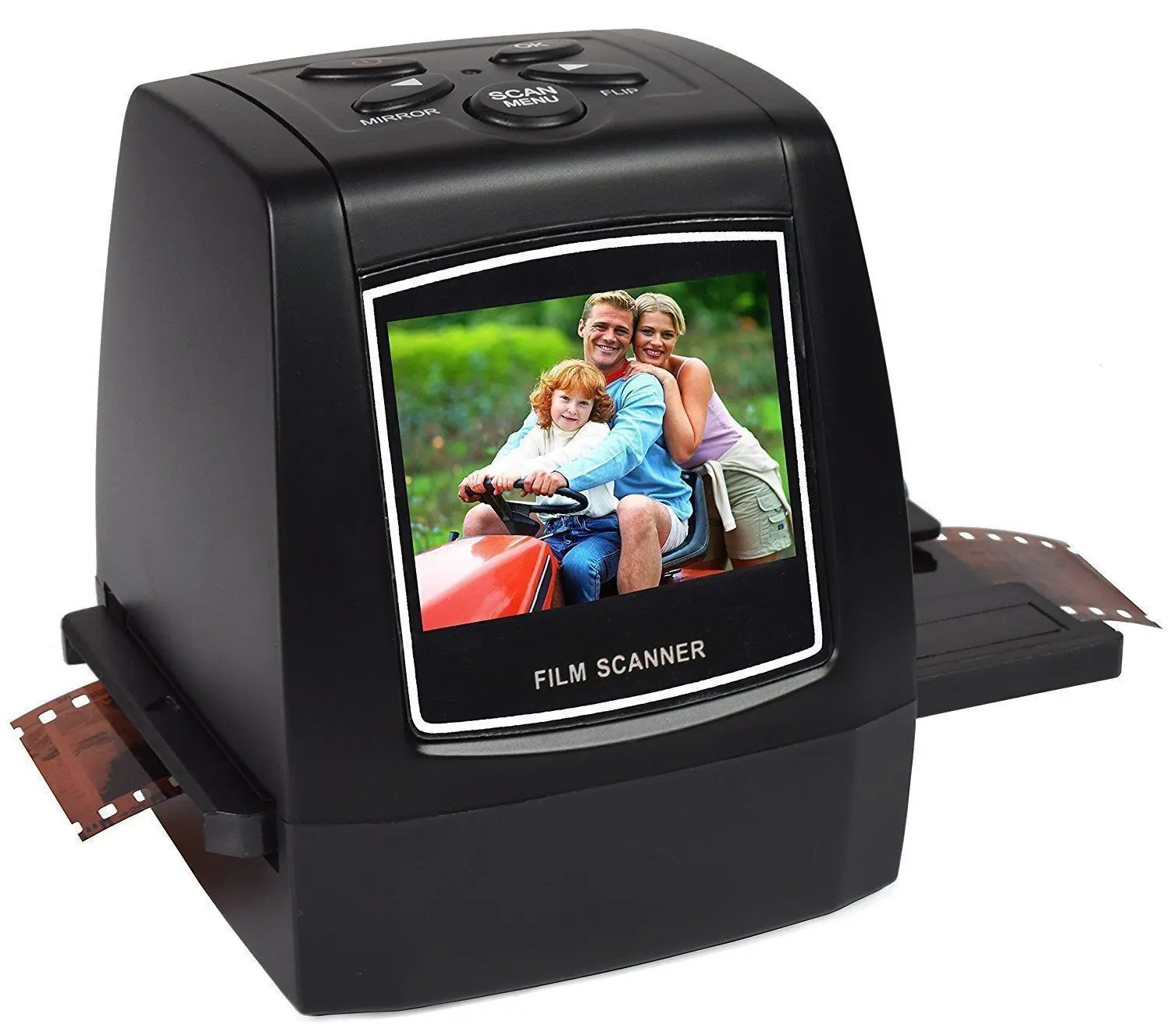 MINI 5MP 35mm Negative Film Scanner Negative Slide Photo film Converts USB Cable LCD Slide 2.4" TFT Digital Film Con large format scanner