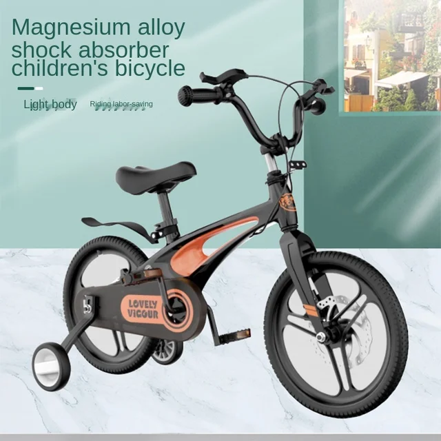 LazyChild Children's bicycle magnesium alloy12/14/16/18inch boys and girls' bicycle 2-9 years old kids bike mini bike frame 1
