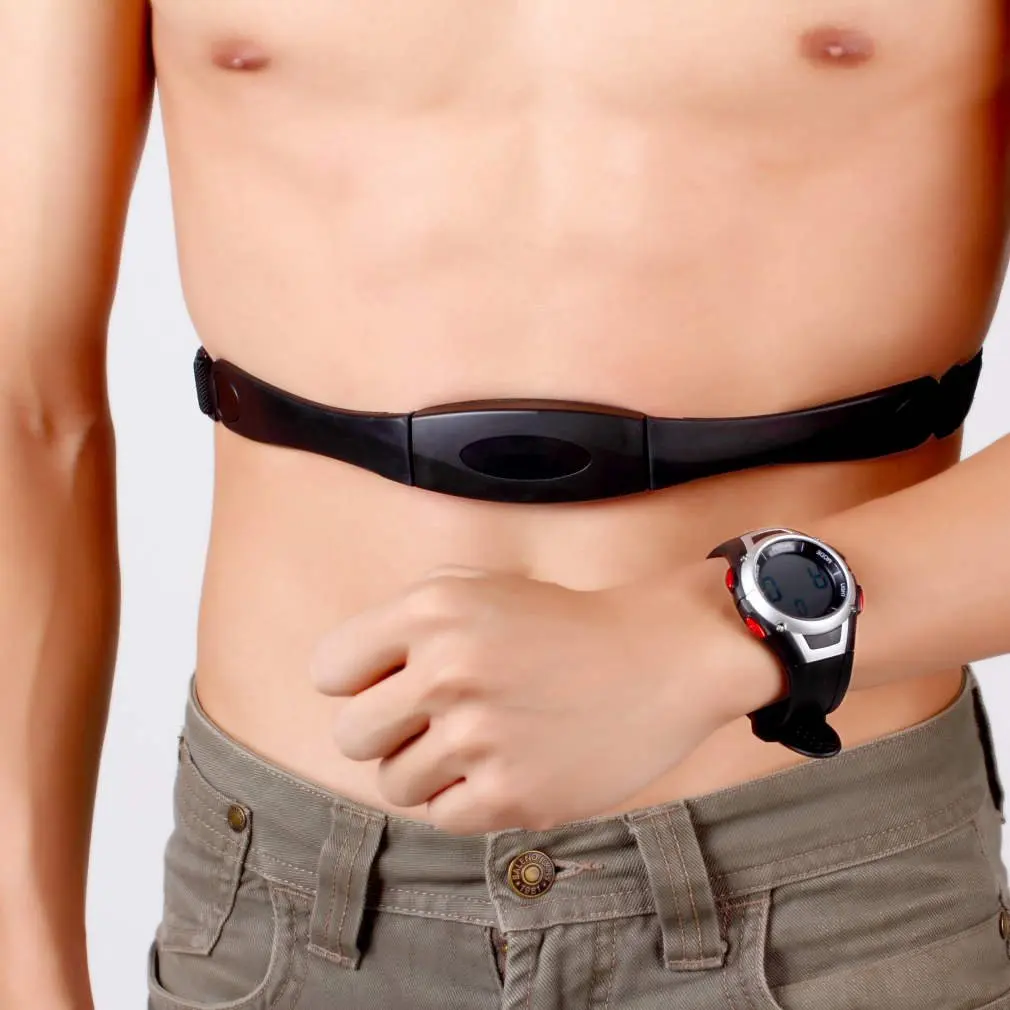 

3 Meter Waterproof Heart Rate Monitor Wireless Chest Strap Sport Watch Running Diving Watch with Back-light Alarm Clock