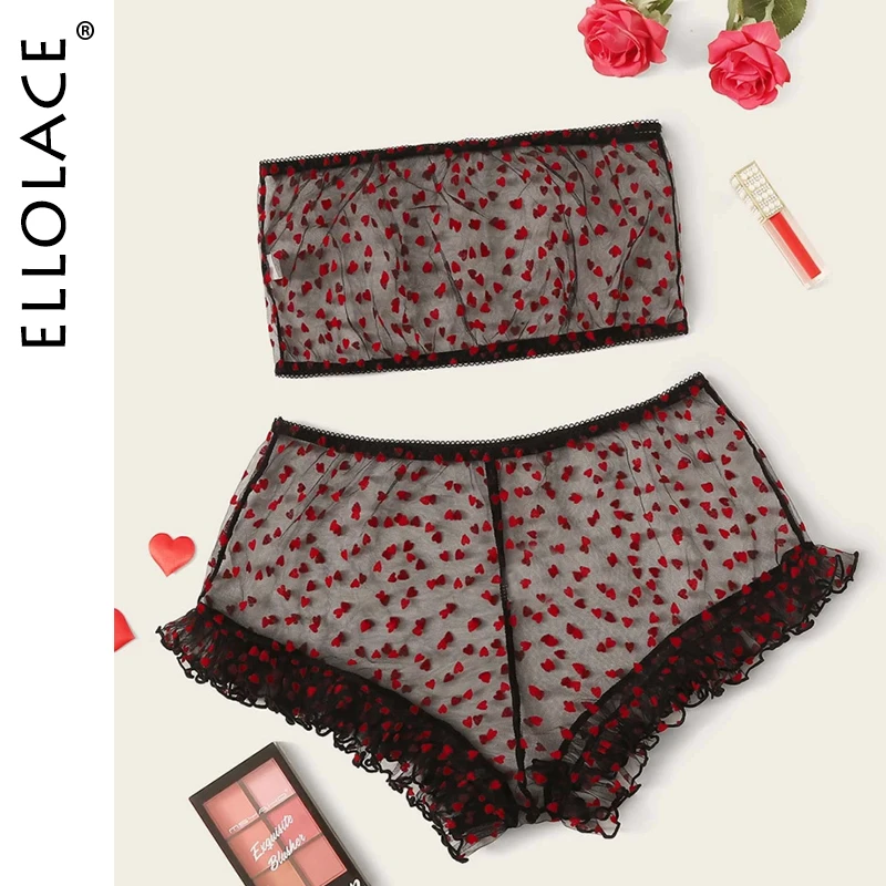 strapless underwear set