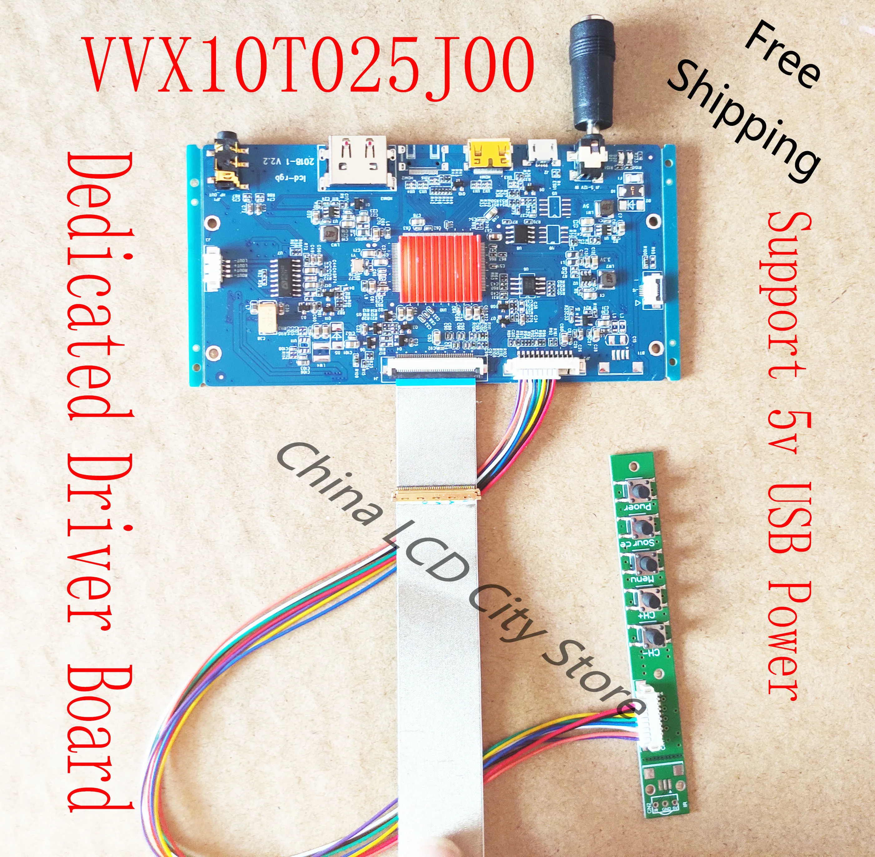 VVX10T025J00 Dedicated 2K Display HDMI Driver Board 2560X1600 Ultra-thin style | Компьютеры и офис