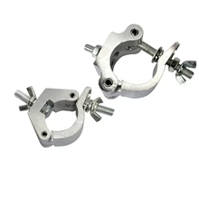 10 шт./лот DJ светильник алюминиевый Материал сценический светильник 80 кг 28-35 мм/60 кг 48-52 мм крюк Светильник Зажим держатель Светодиодная лампа для сценических эффектов ферменной конструкции