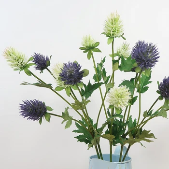 

3pcs highend artificial flowers Windflower chrysanthemum branch home house table office event wedding decor fake flower myosotis