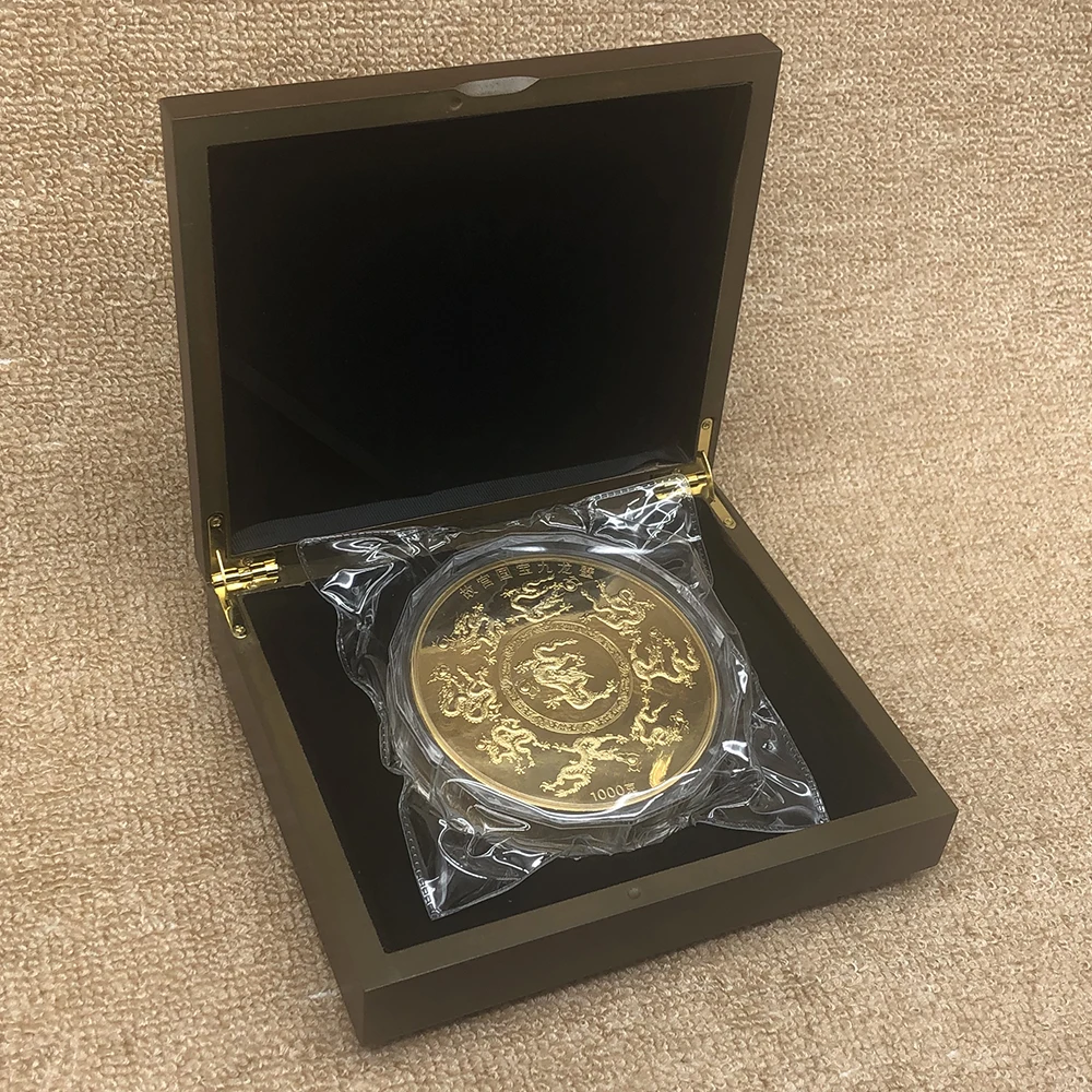 2020 Chinese Dragon 1000g Commemorative Gold Coins Medals The 600th Anniversary of the Forbidden City Souvenir Craft Gifts | Дом и сад