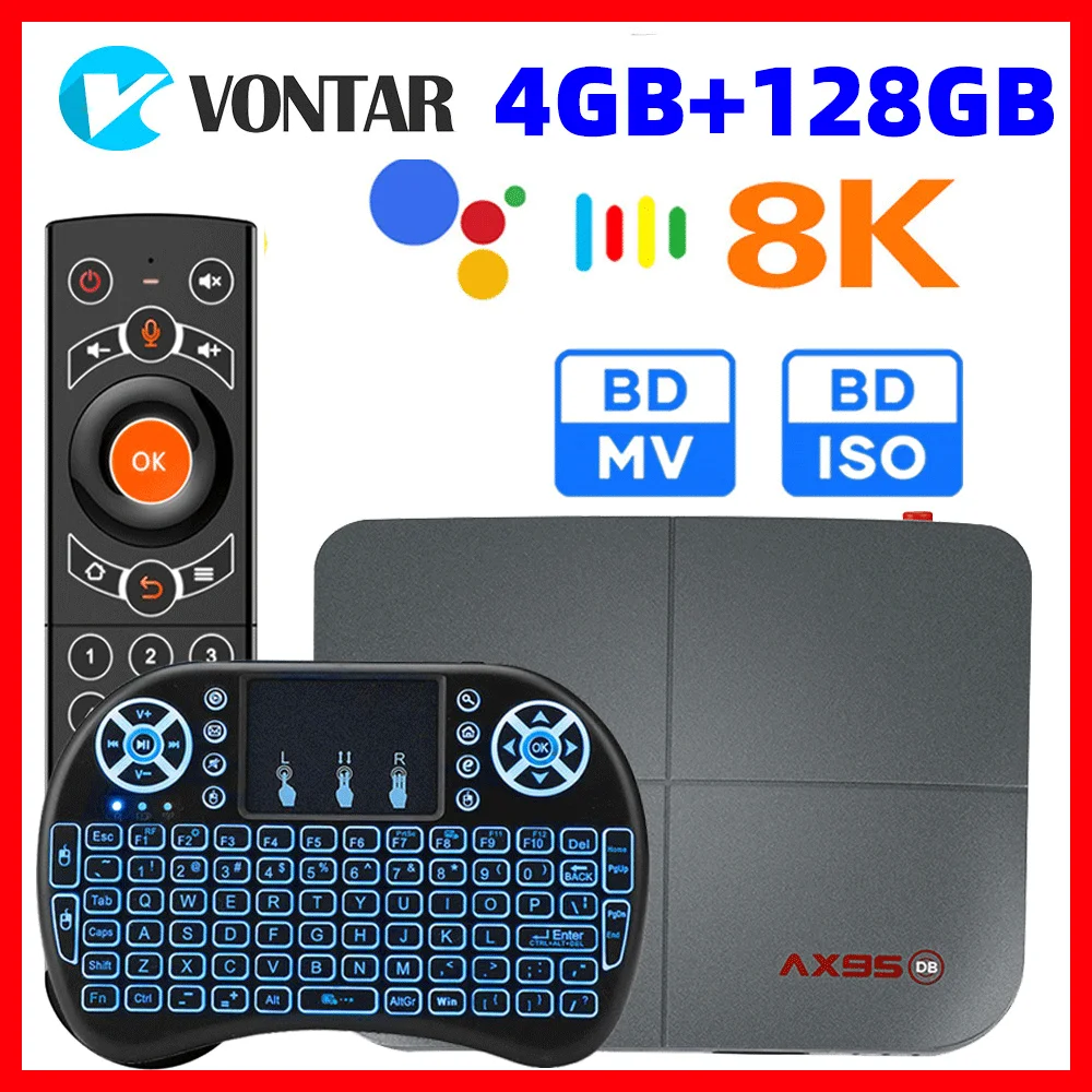 Top-Box 60fps-Set S905x3-Support Dolby Ax95 Db Android Amlogic 4K ISO Max 4GB BD 8K 128GB