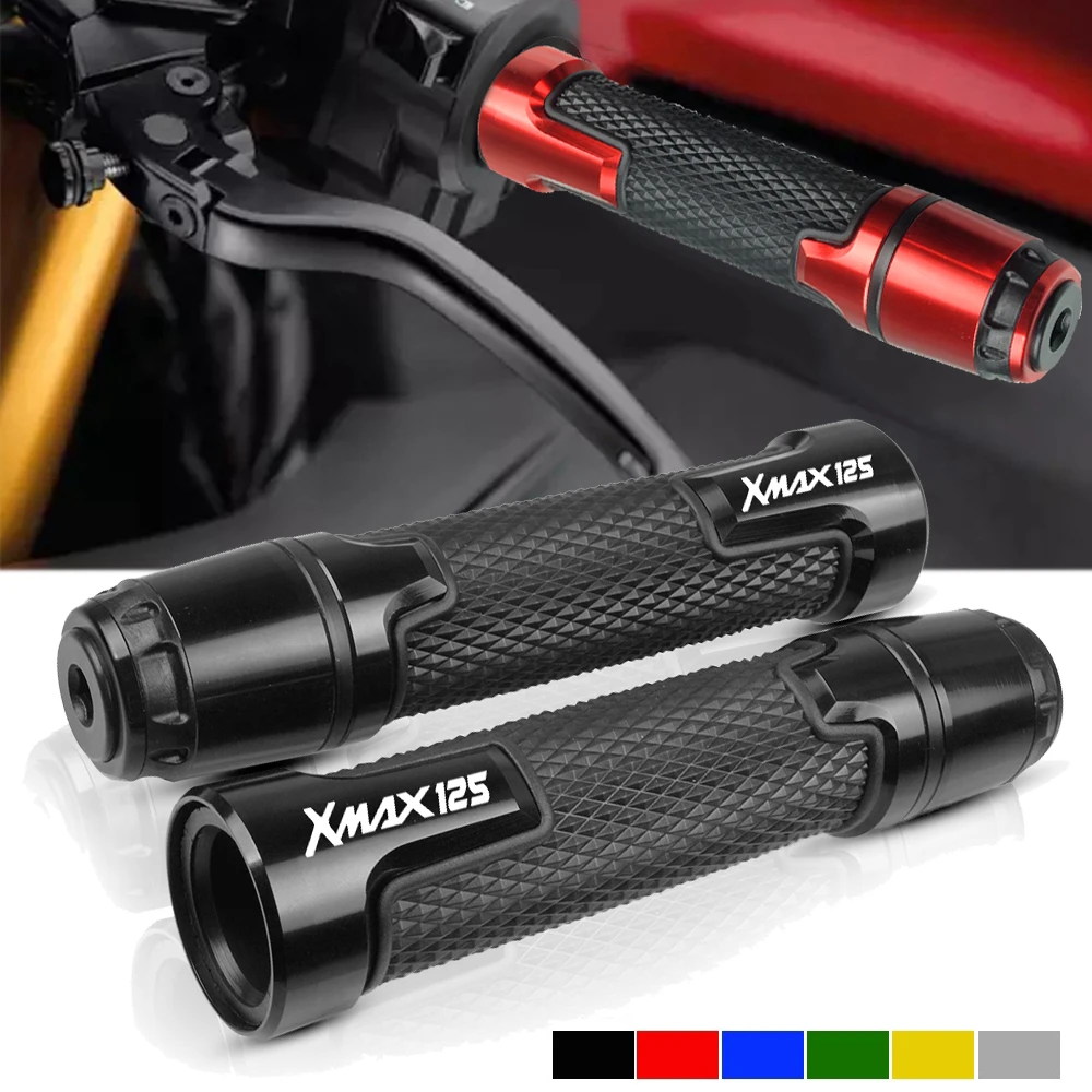 Для Yamaha xmax 125 250 300 400 7/" 22 мм мотоциклетные ручки противоскользящая ручка мотоцикла концы акустическая система ручной Руль
