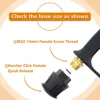 Hose Connector Converter  washer outlet adapter M22 For Parkside Nilfisk karcher quick connect adapter High Pressure Washer Hose 4