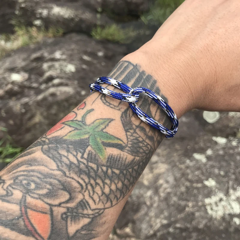 Мужской браслет для мужчин зонтик веревка diy браслеты ручной работы и homme мужской