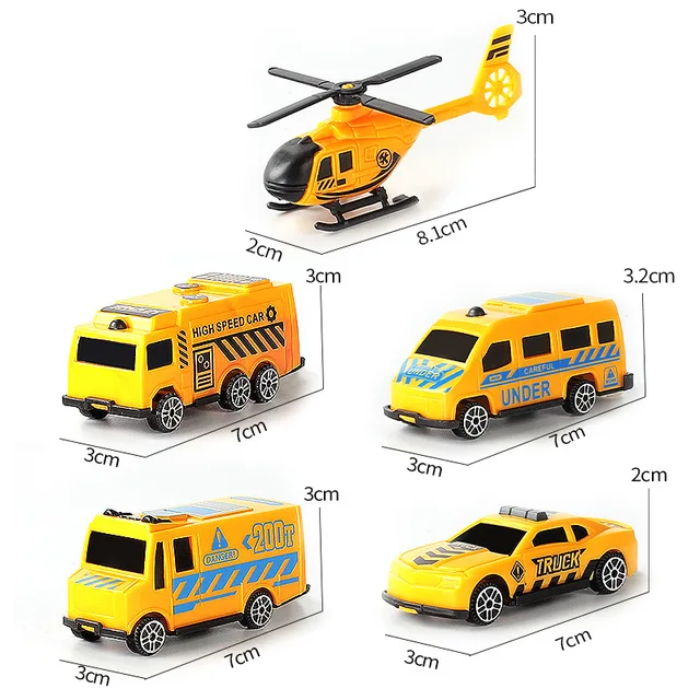 Brinque e Aprenda com o Conjunto de Carros e Helicópteros de 5 Peças 2 Conjunto de Carros e Helicópteros de 5 Peças para Brincadeiras e Aprendizagem