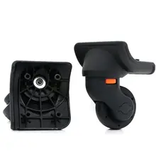 suitcase with replaceable wheels