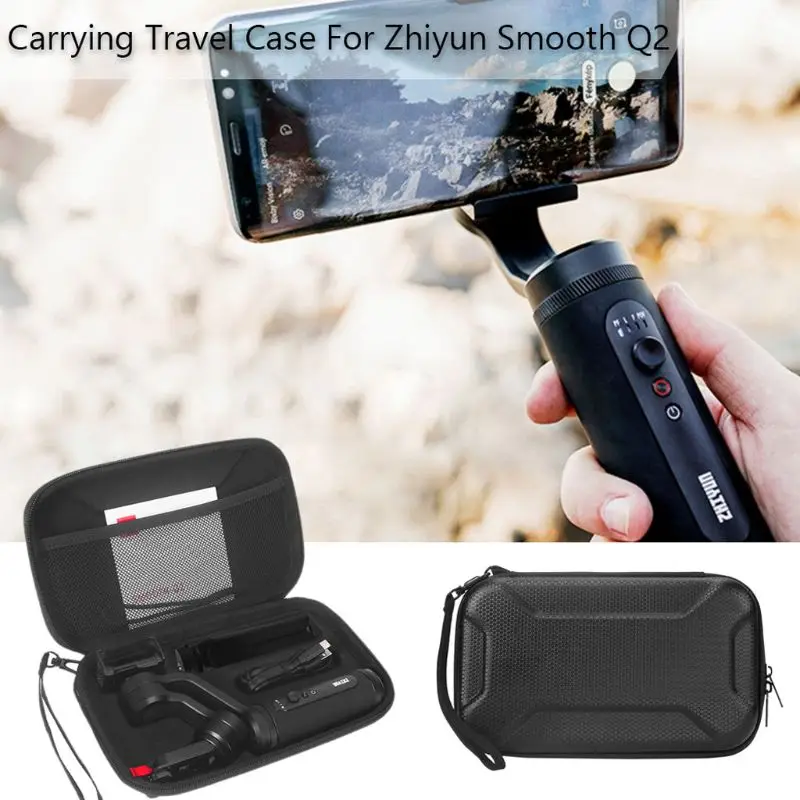 Universal Carry Bag Hand Strap Travel Protective Case Cover Skin for Zhiyun Smooth Q2 Mobile Phone and Accessories