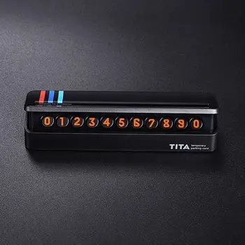 

A1 PCS Car Temporary Parking Card Phone Number Card Plate Hidden Design Car Accessories for BMW