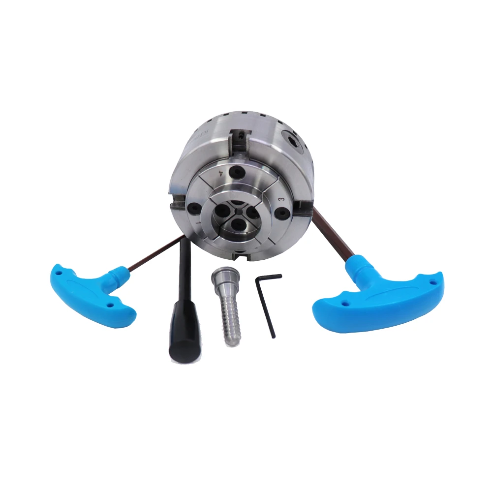 4" Arc Wood Lathe Chuck Type Kp96a 4jaw Selfcentering Chuck Wood