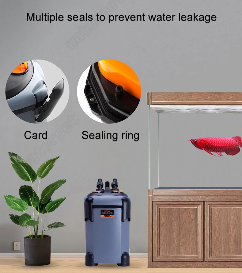 Title 10, 220v-240v Filter fish tank filter barrel three-...