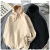 LEGIBLE 2022 Autumn Women's Hoodies Oversize Hooded Female Cotton Thicken Warm Loose Hoodie Women Sweatshirts Lady plus size ► Photo 2/5